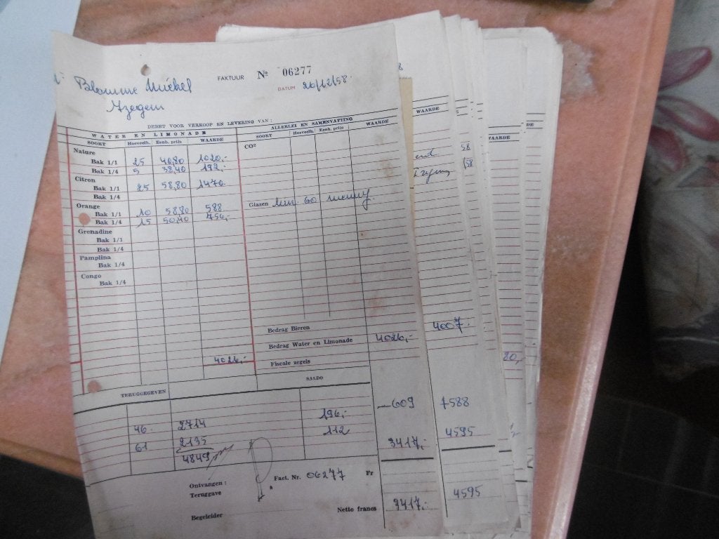 documents anciens, factures « roman » 1959, Collections, Enlèvement ou Envoi, Comme neuf, Autres types