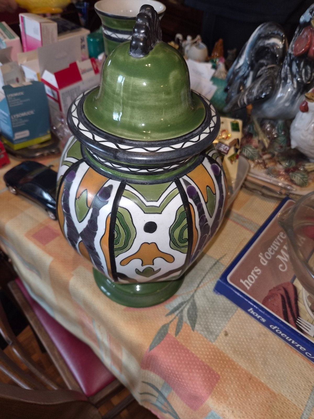 Lot 2 Vases Art Déco Belge – Faïencerie Wasmuël (A.M.C.) 192, Antiquités & Art, Enlèvement