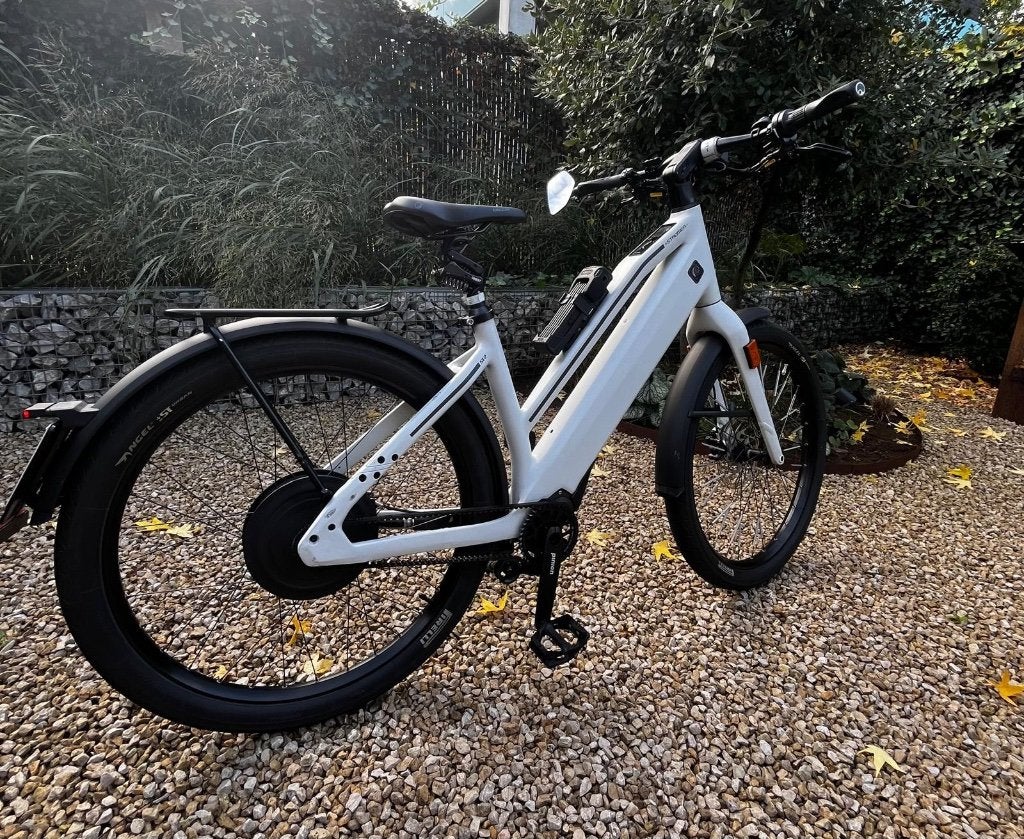 Stromer  ST2 Pinion Comfort Moon Grey 983Wh - maat M, Minder dan 47 cm, Ophalen, Gebruikt, Stromer
