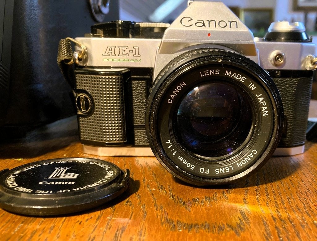 Programme Canon AE-1, TV, Hi-fi & Vidéo, Enlèvement, Utilisé, Reflex miroir, Canon