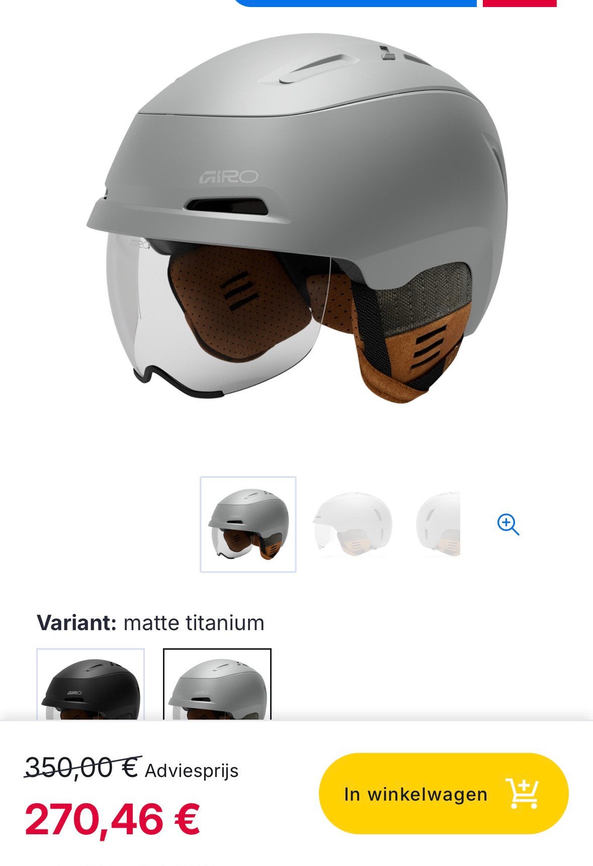 Fietshelm giro bexly mips maat S, Fietsen en Brommers, Ophalen, Zo goed als nieuw, S