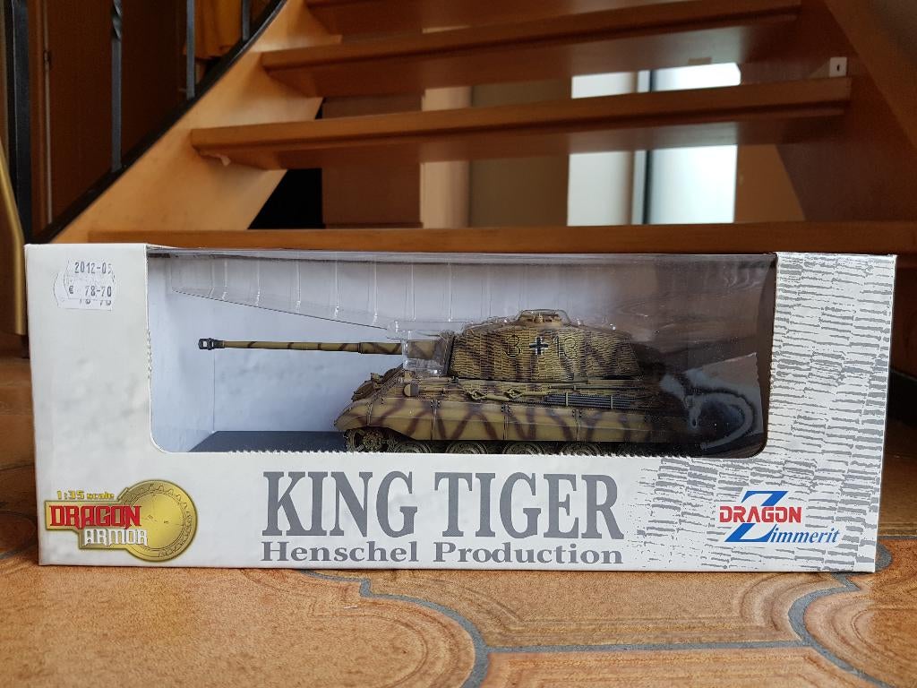 Dragon Armor 61011 King Tiger Henschel, 3. sPz.Abt. 506 1/35, Envoi, Armée de terre, Miniature ou Figurine