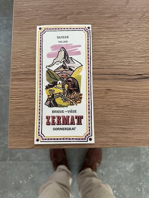 Brochure Zermatt Suisse, Enlèvement ou Envoi