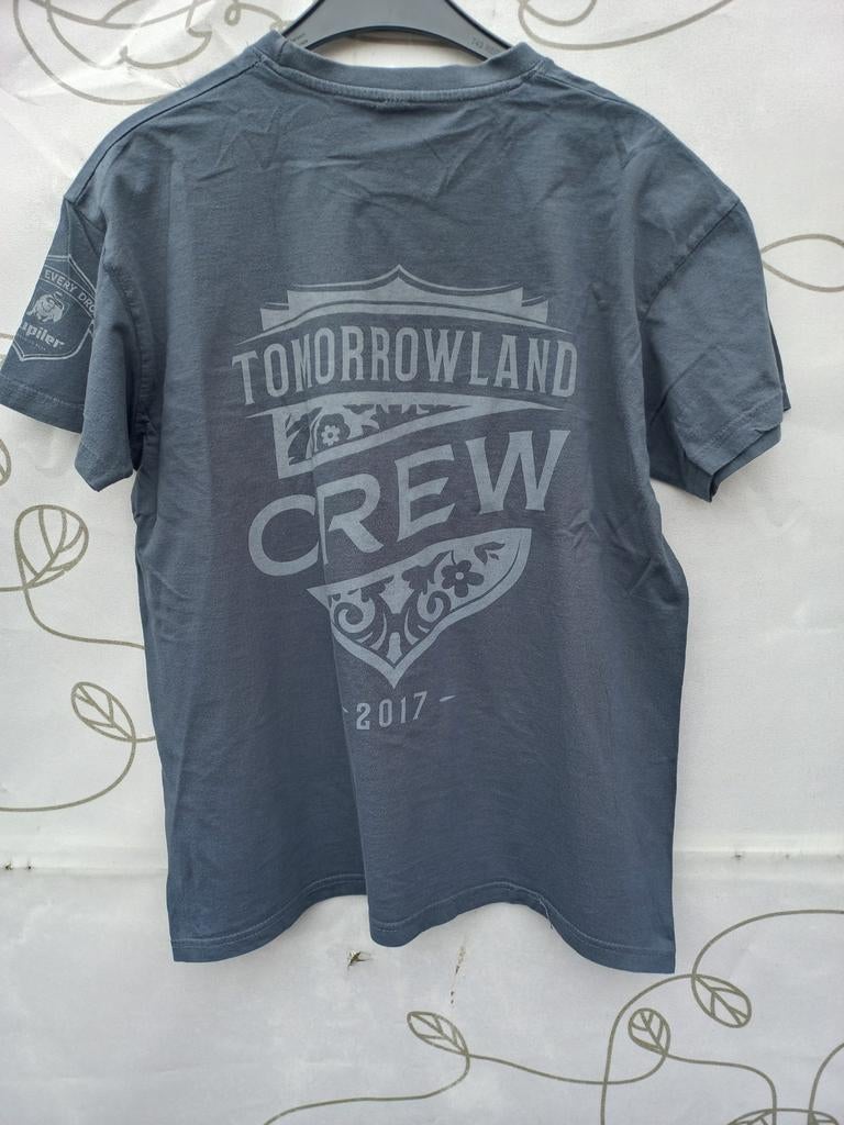 Crew t shirt tomorrowland. MaatM, Enlèvement, Gris