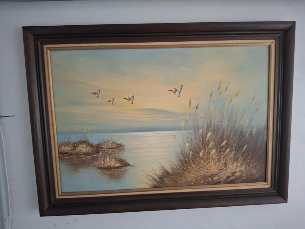 schilderij, Ophalen