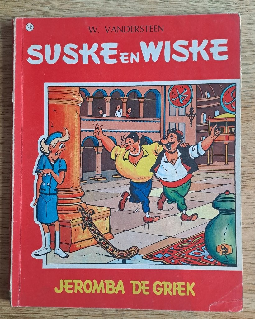 72 - Suske en Wiske - Jeromba De Griek (1967), Willy vandersteen, Enlèvement ou Envoi, Une BD, Utilisé