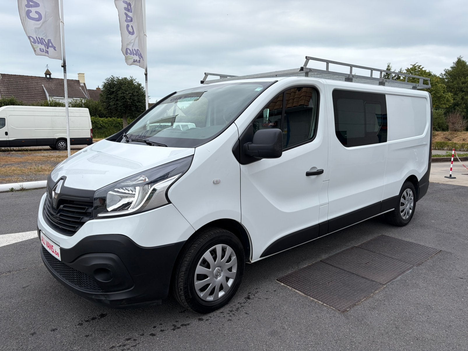 Renault Trafic DUBBELE CABINE*L2/H1*1.6DCI*1e eigenaar, Voorwielaandrijving, Stof, Euro 6, Wit