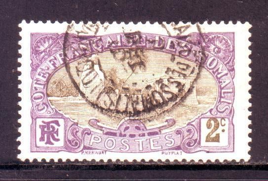 Postzegels Franse kolonies (5) : Cote des Somalis, Postzegels en Munten, Postzegels | Afrika, Gestempeld, Overige landen, Ophalen of Verzenden