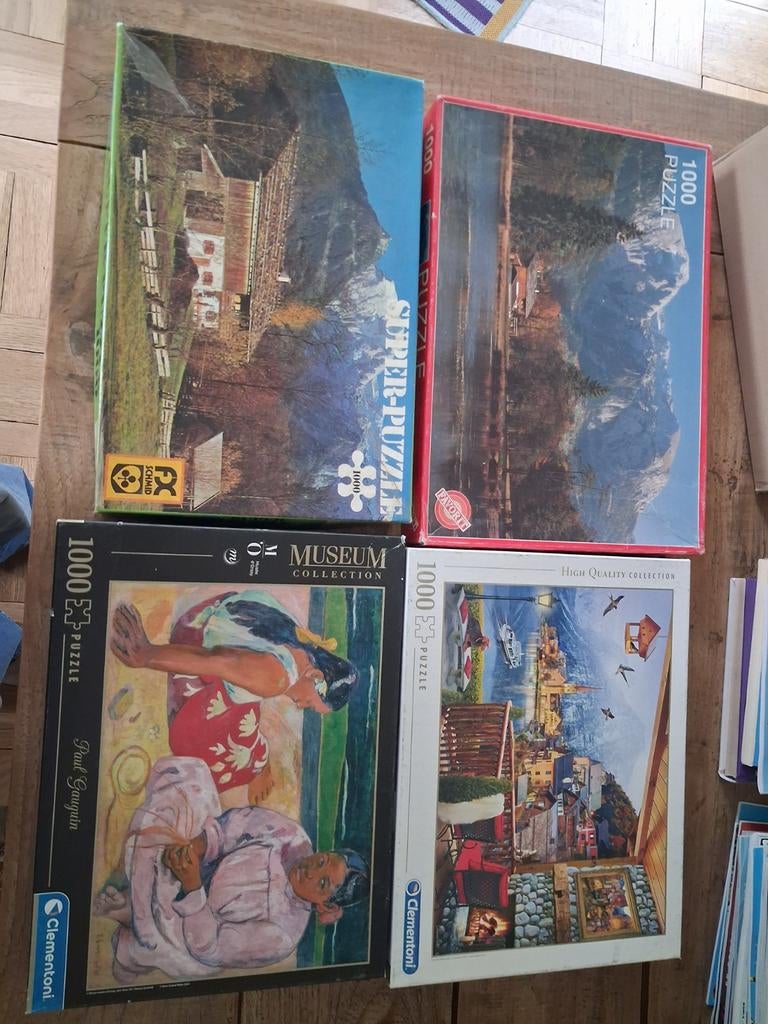 Lot de 4 puzzles, Enlèvement, Utilisé
