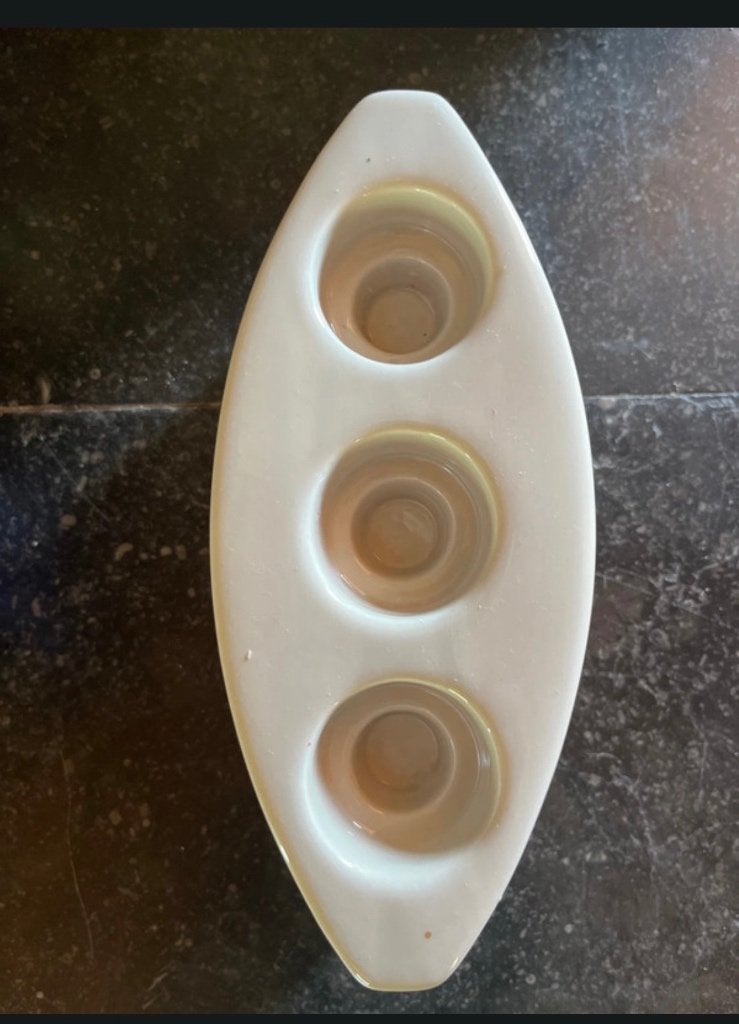 Plat à condiments, Enlèvement ou Envoi, Comme neuf, Autres types, Pierre/céramique
