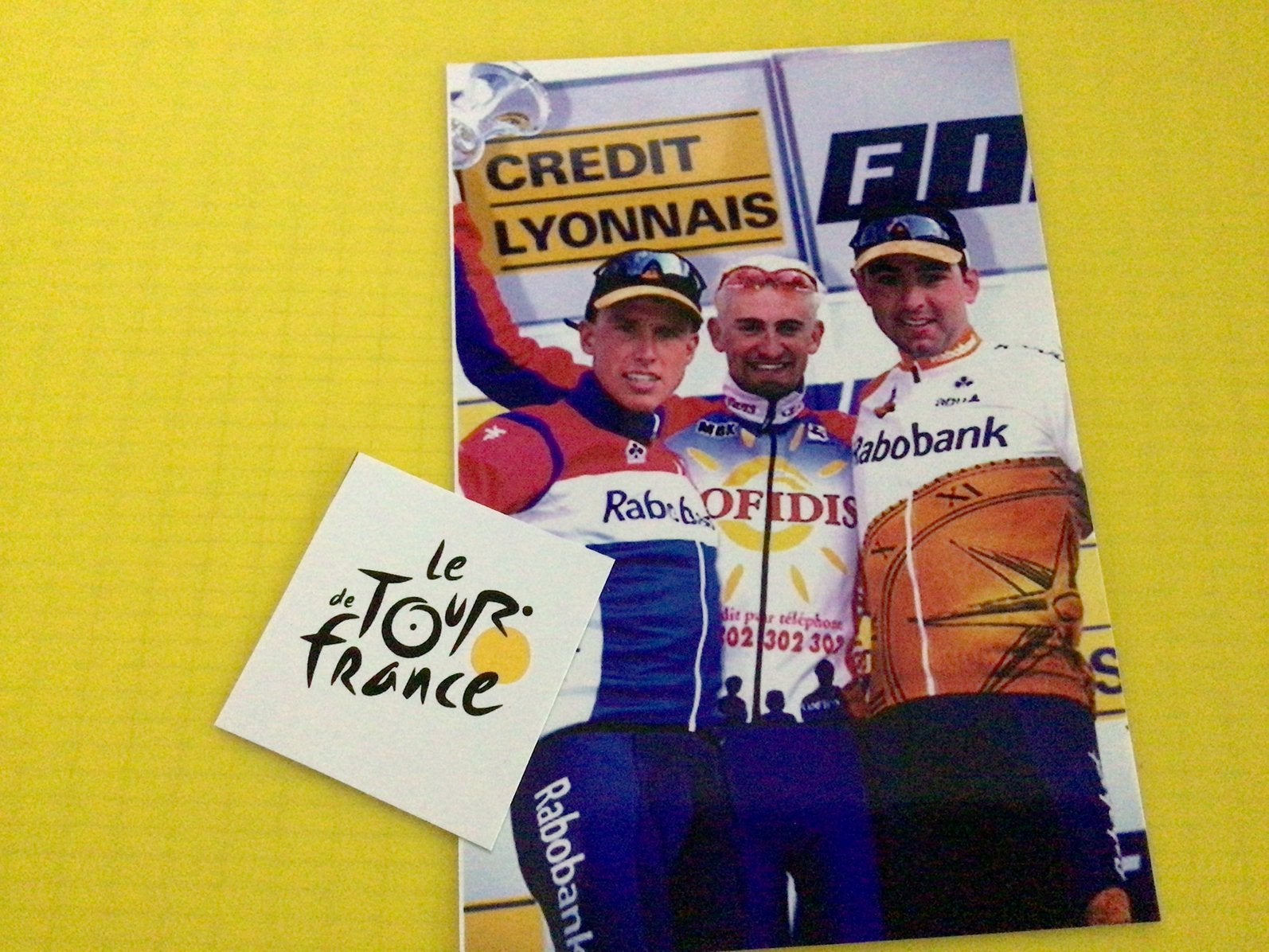Wielerfoto lbl frank vandenbroucke, Verzenden, Zo goed als nieuw
