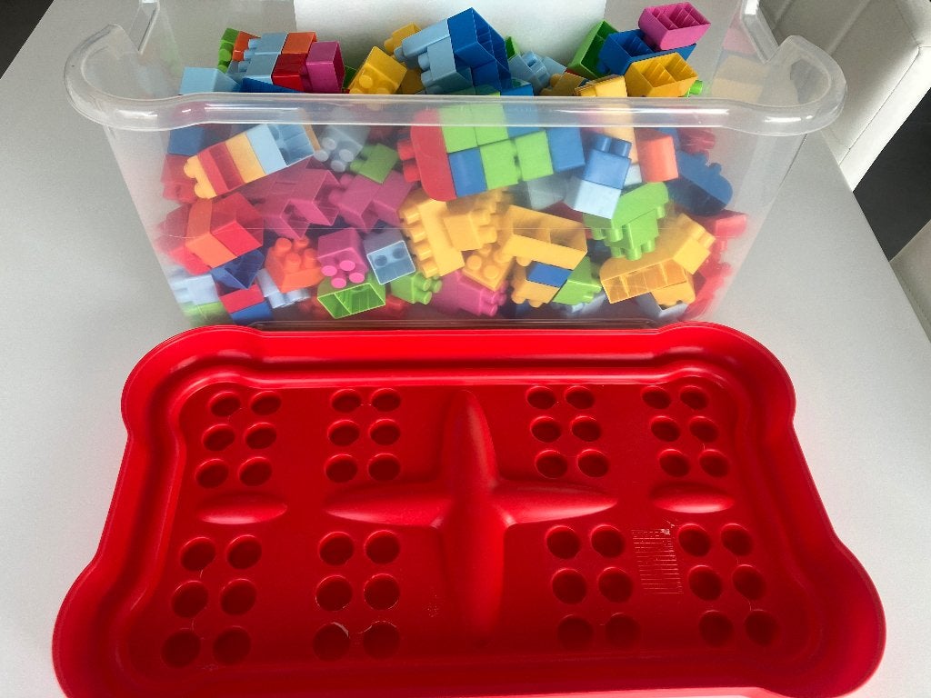 Speelblokken, Kinderen en Baby's, Ophalen, Zo goed als nieuw, Abrick