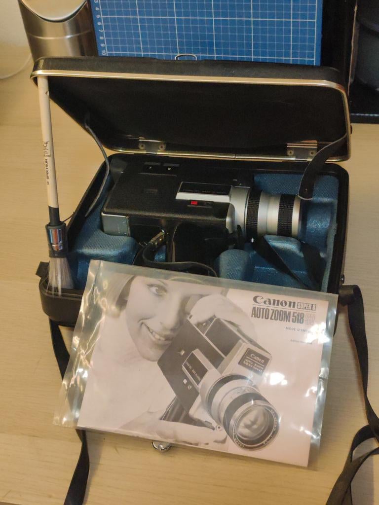 Canon auto zoom 518 sv super 8, Ophalen
