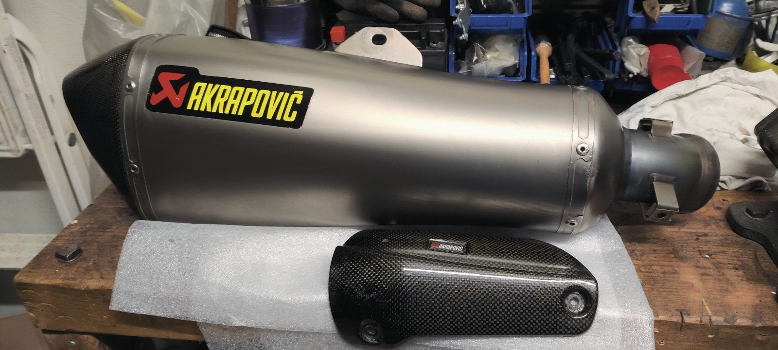 Akrapovic BMW K1300S K1300R, Motoren, Ophalen of Verzenden, Gebruikt