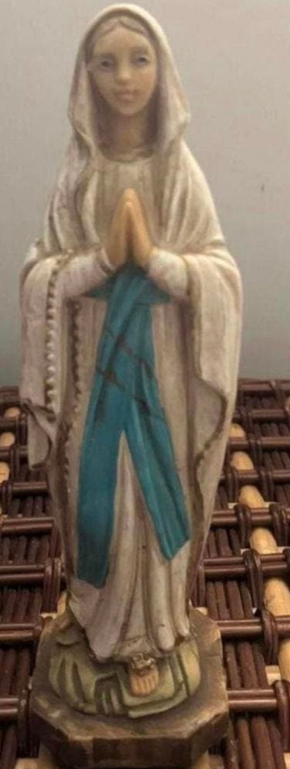 LOURDES MARIA MOOI LIEF ITALIAANS BEELDJE POLYRESIN, Ophalen of Verzenden