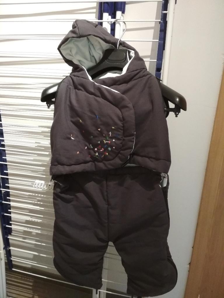 Chancelière/sac/housse Bébé Confort grise, Enlèvement ou Envoi, Utilisé, Couverture pieds