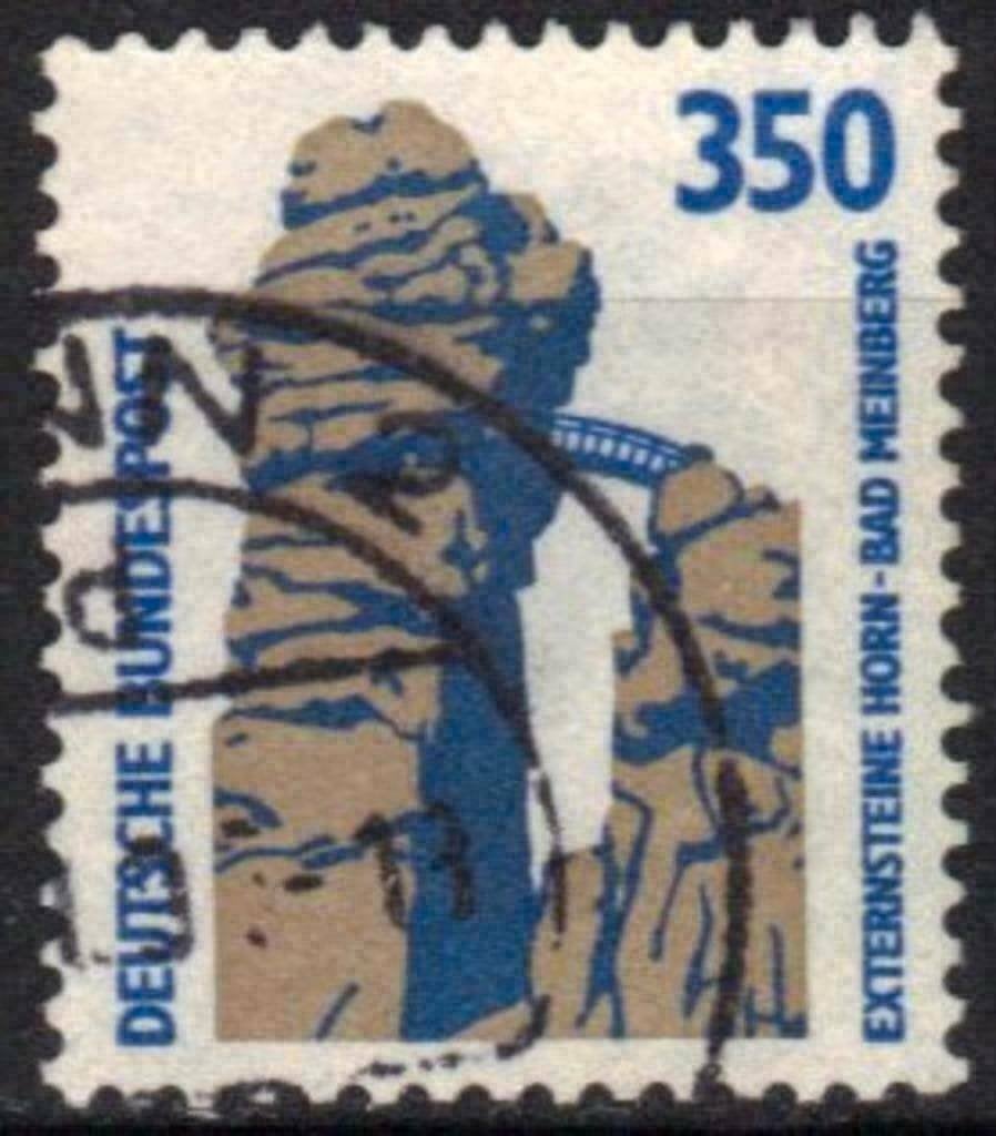 Allemagne Bundespost 1989 - Yvert 1239 - Curiosités (ST), Envoi, Affranchi