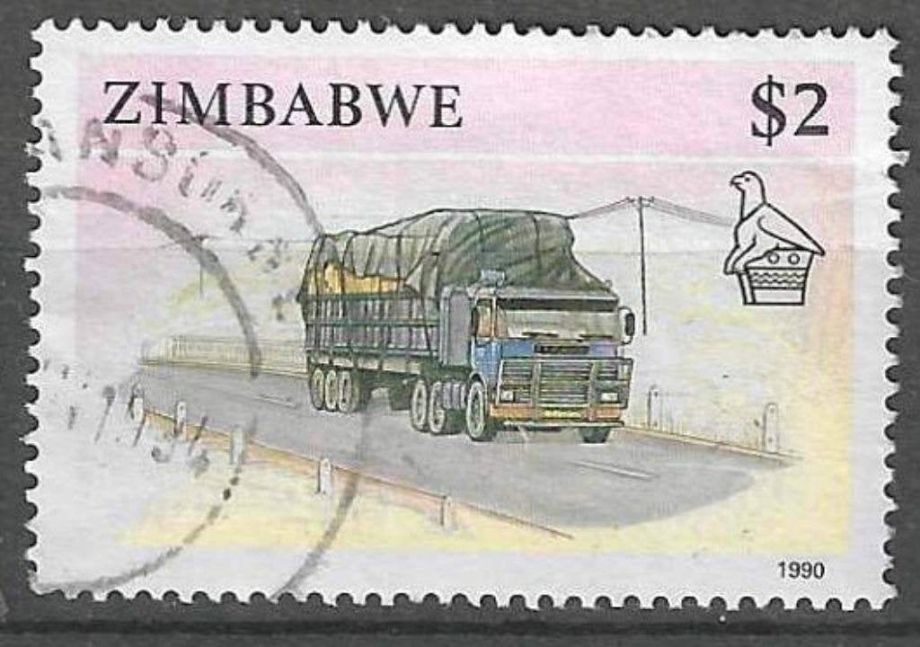 Zimbabwe 1990 - Yvert 209 - Het leven in Zimbabwe (ST), Verzenden, Zimbabwe, Gestempeld