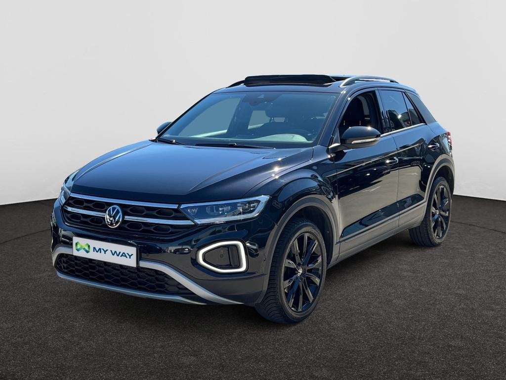 Volkswagen T-Roc PANODAK*CARPLAY*GPS*CAMERA*SENSOREN*ZETEL V, Auto's, Volkswagen, Airbags, Zwart, Handgeschakeld, SUV of Terreinwagen