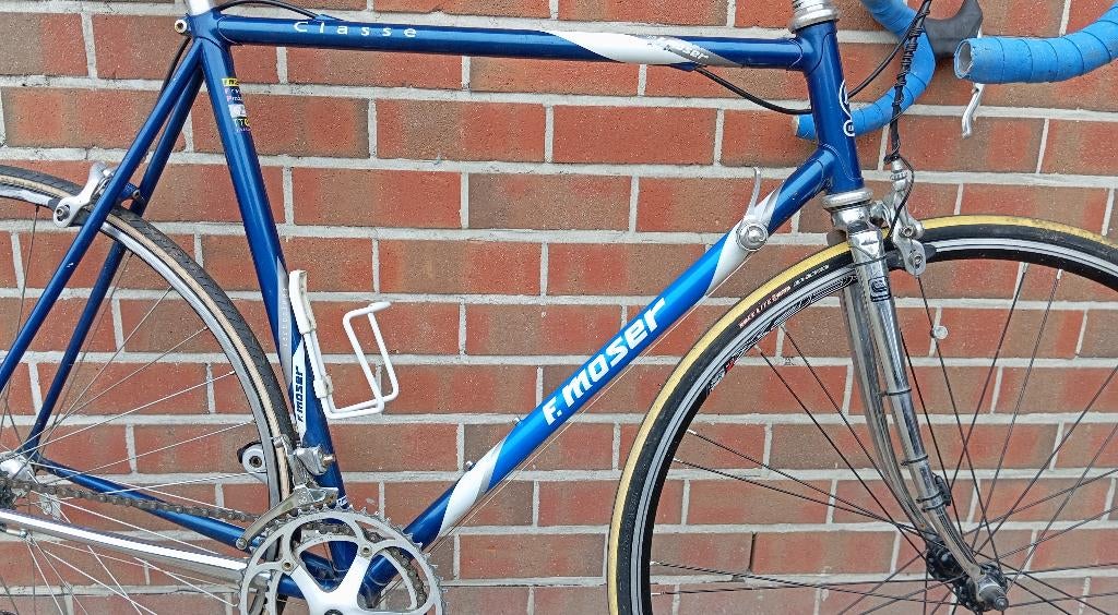 Francesco Moser Classe Italiaanse oude koersfiets, Ophalen, Gebruikt, Staal, Heren