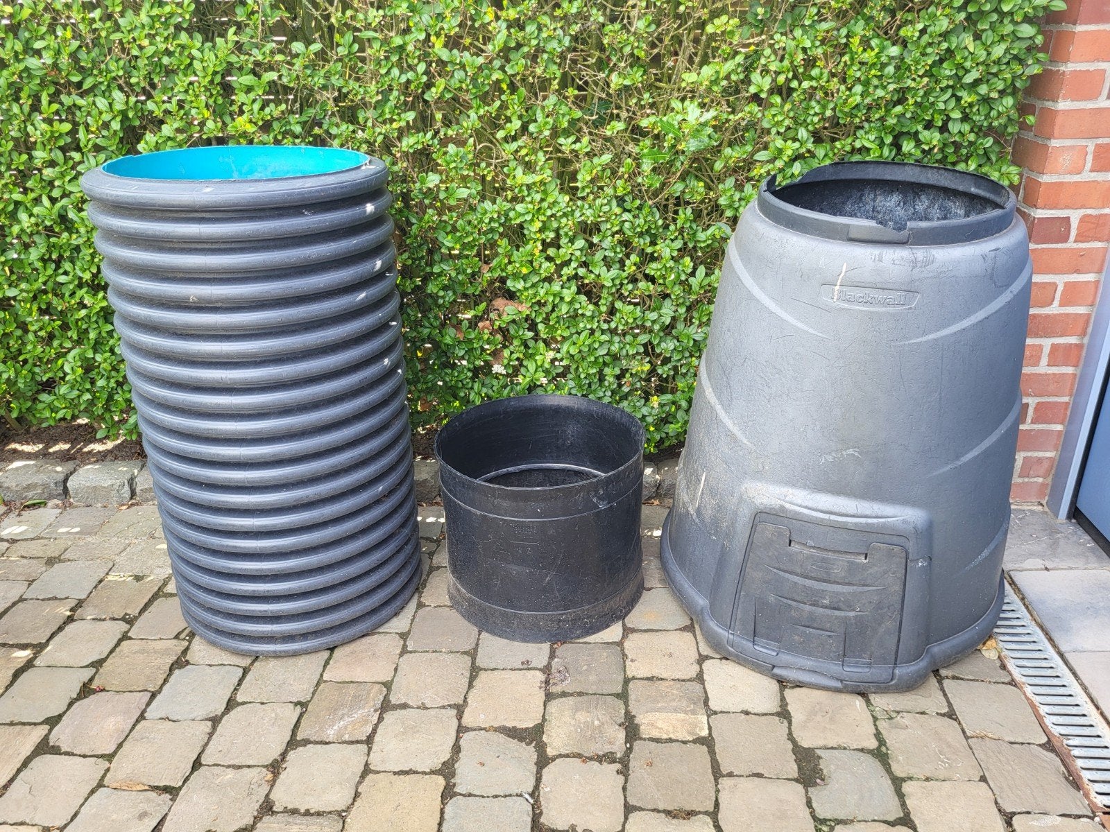 Compostbakken/bloembak, Ophalen
