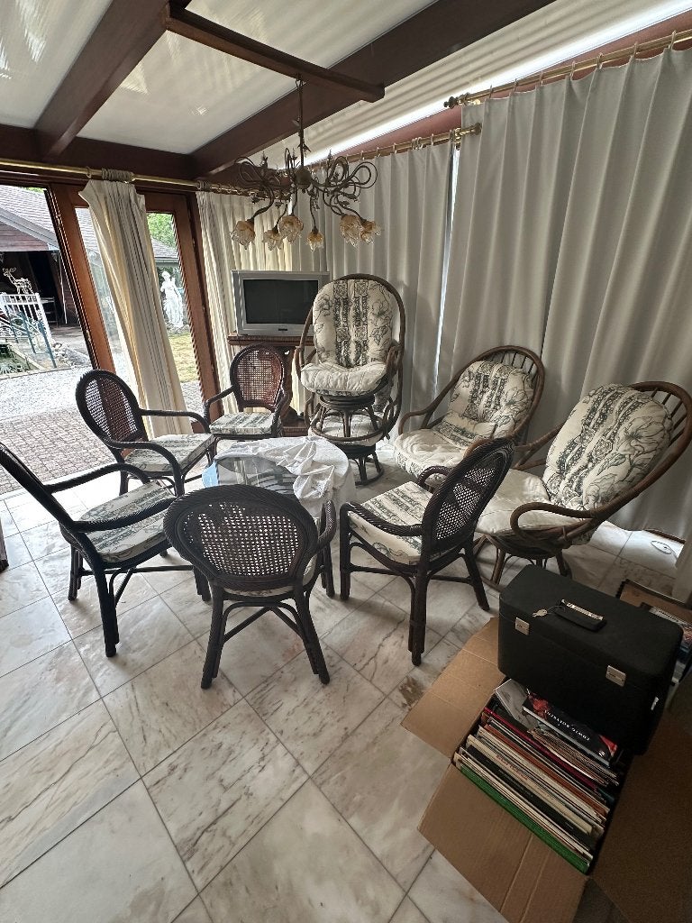 Rotan stoelen, Jardin & Terrasse, Chaises de jardin, Enlèvement, Utilisé, Rotin