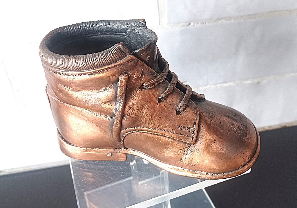 Chaussure de Bébé  en bronze, Enlèvement ou Envoi, Bronze
