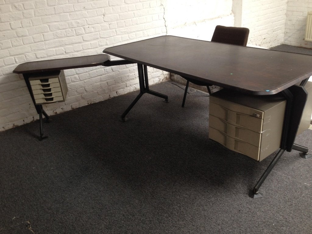 Vintage „Arco” Olivetti bureau van Studio BBPR, jaren 60, Antiek en Kunst, Ophalen