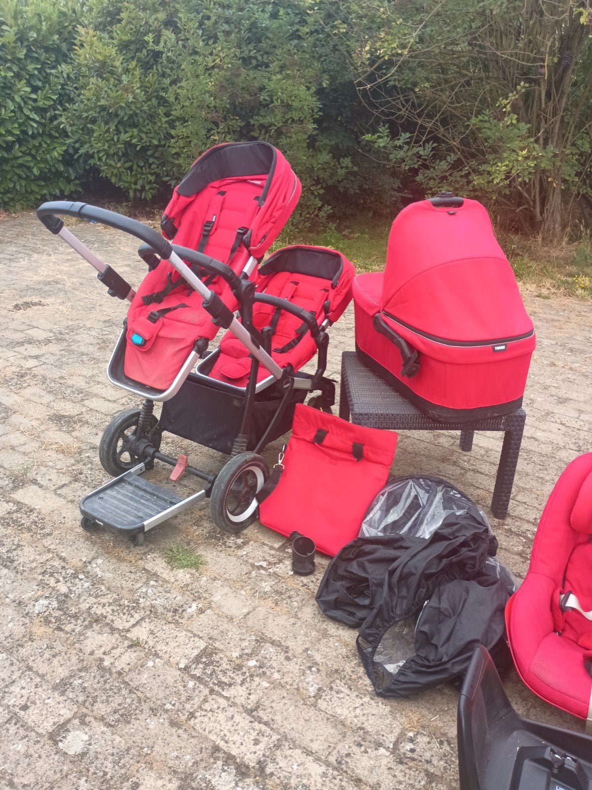 Thule kinderwagen+onderdelen vanaf 450, Kinderen en Baby's, Kinderwagens en Combinaties, Gebruikt, Kinderwagen, Ophalen