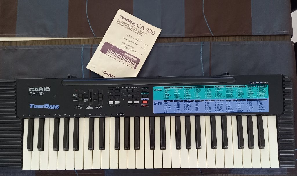 Casio CA-100 Tone Bank Keyboard met handleiding, Enlèvement ou Envoi, Utilisé, 49 touches, Casio