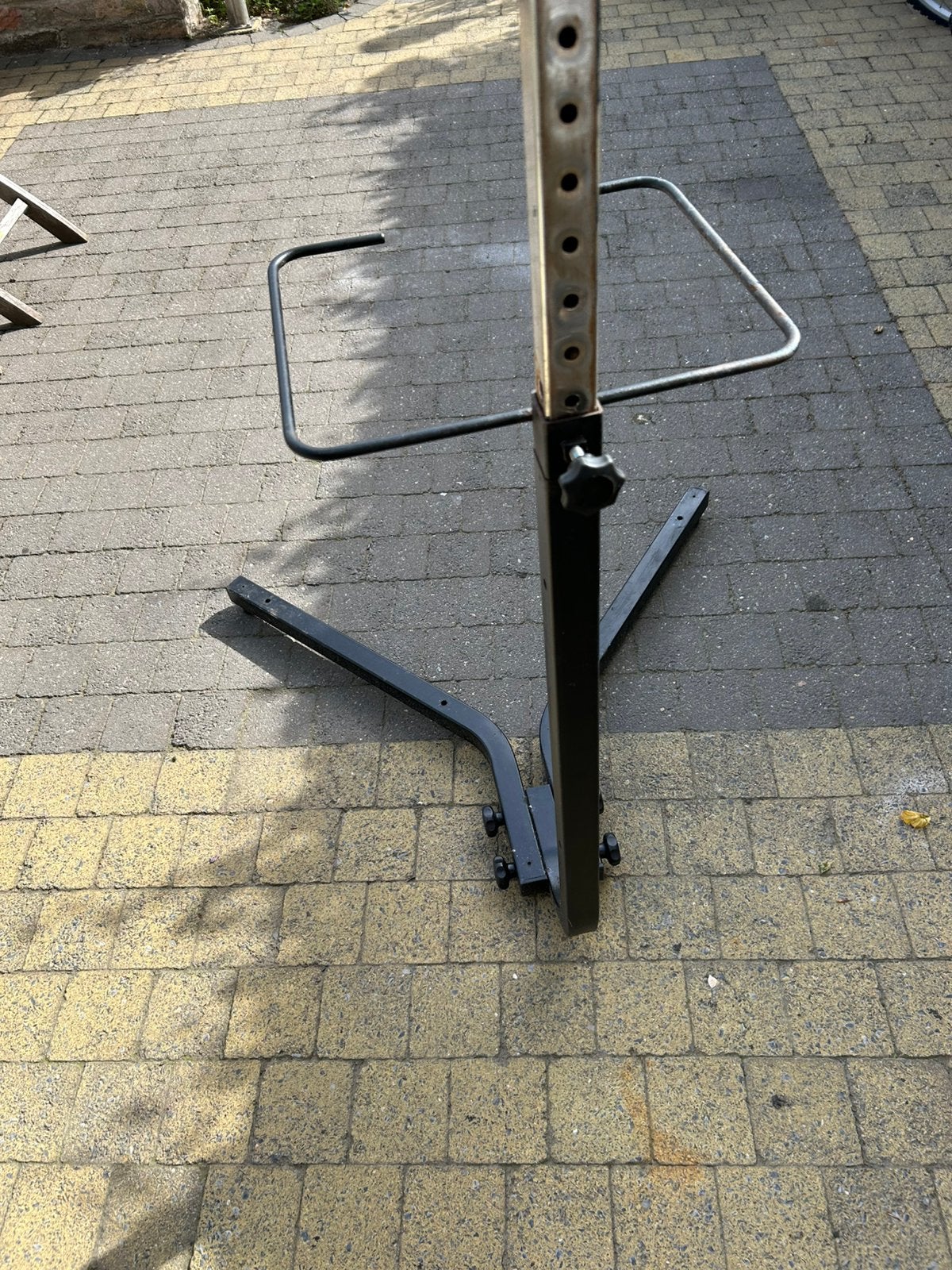 Fiets staander, Ophalen, Gebruikt