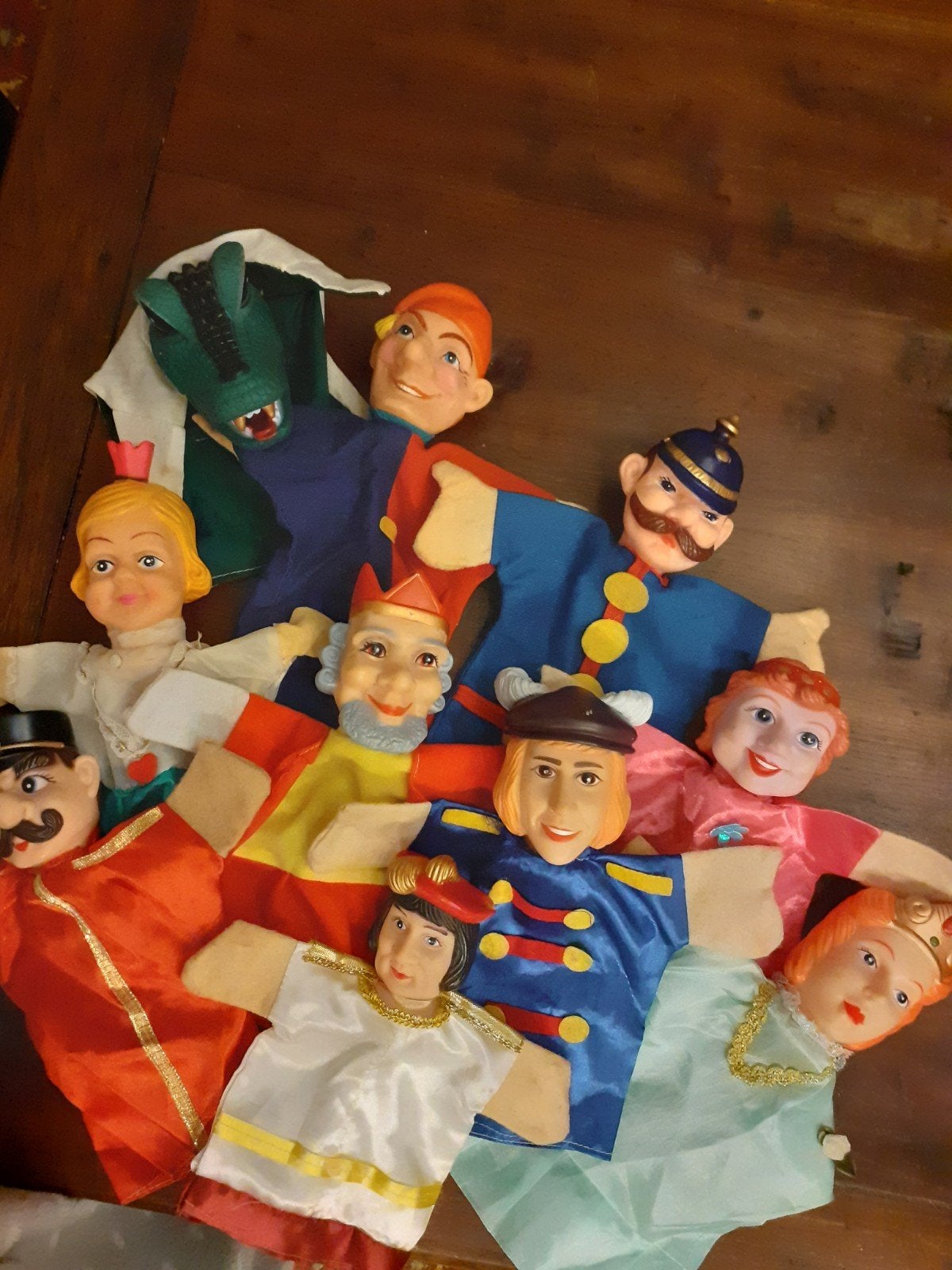 Retro poppenkastpoppen ( P ), Ophalen of Verzenden