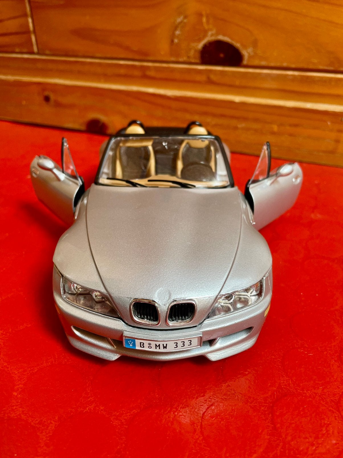 Burago - BMW M Roadster 1998 - 1/18, Hobby en Vrije tijd, Ophalen, Gebruikt, Auto, Burago