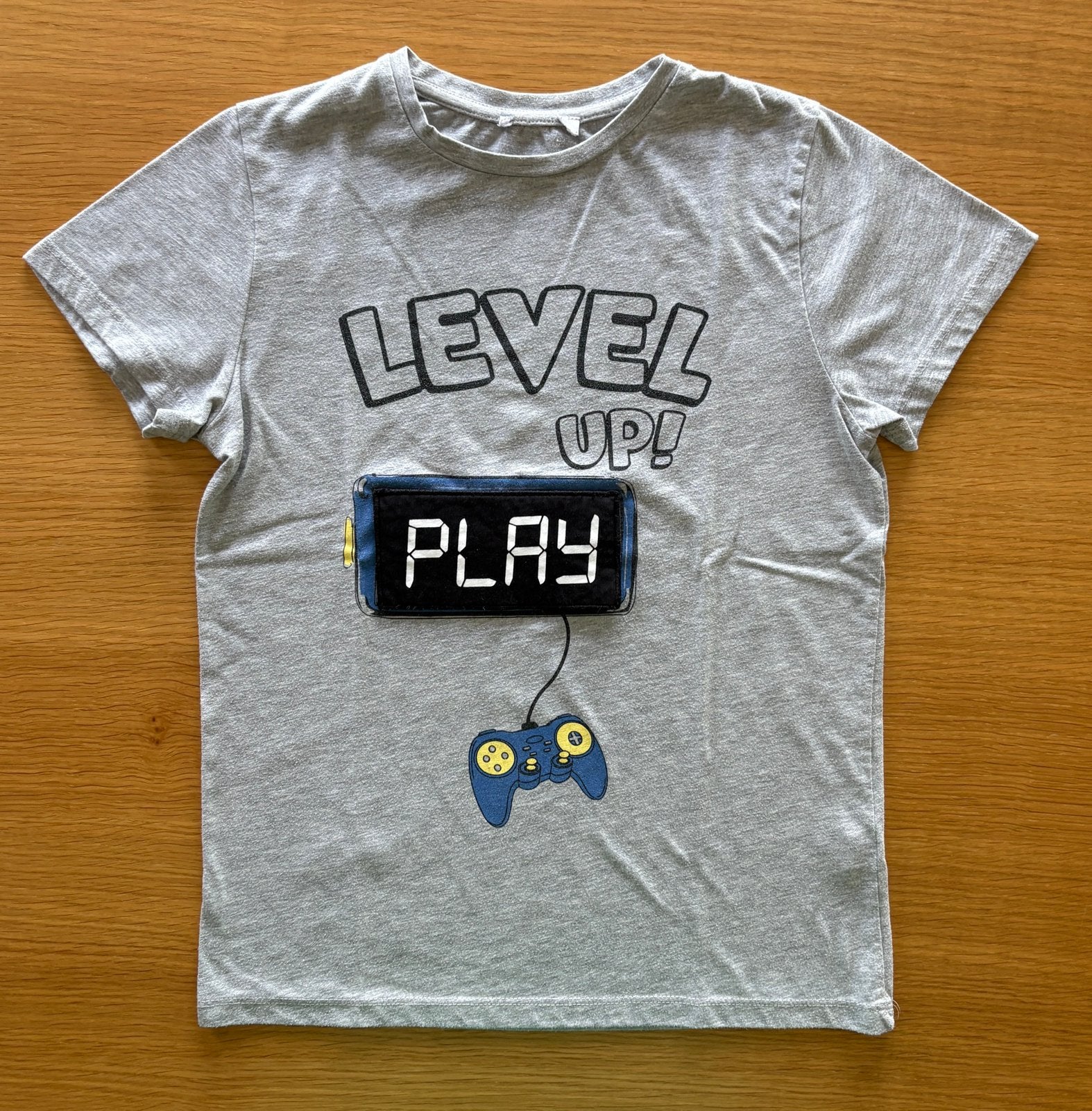 T-shirt gris TEX - 11-12 ans - 2€, Enfants & Bébés, Vêtements enfant | Taille 152, Enlèvement ou Envoi, Utilisé, Garçon