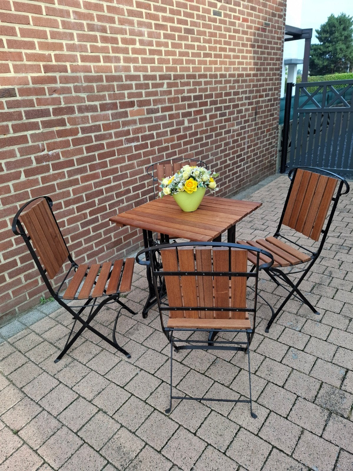 tuin/ terras stel, Ophalen, Hout