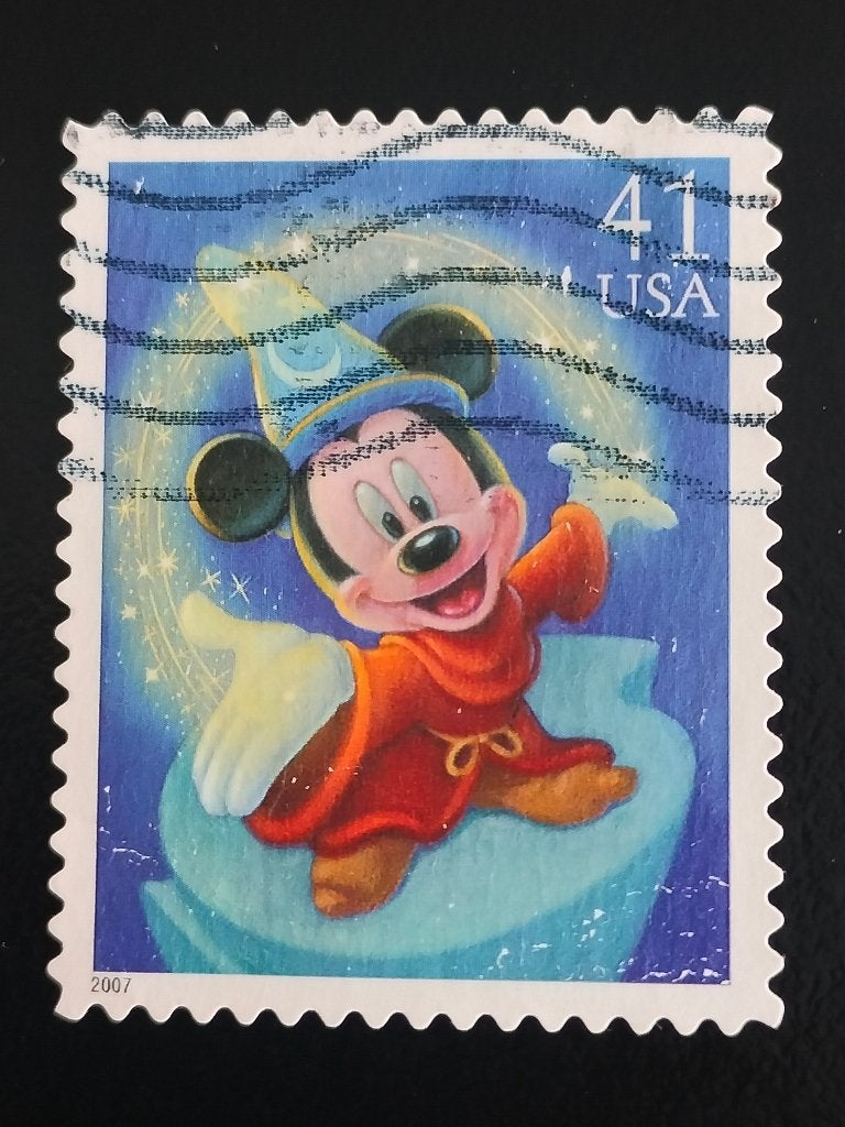 États-Unis 2007 - Mickey Mouse,  Disney, Envoi, Affranchi, Amérique du Nord