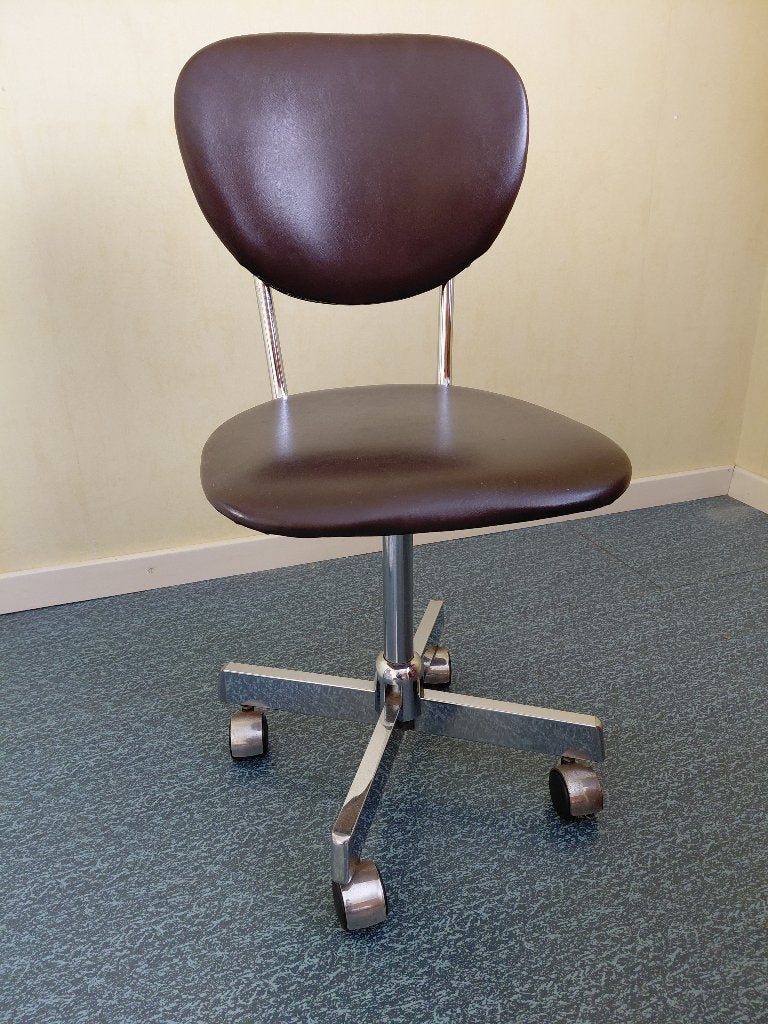 bureau stoel, Maison & Meubles, Enlèvement, Utilisé, Brun, Chaise de bureau