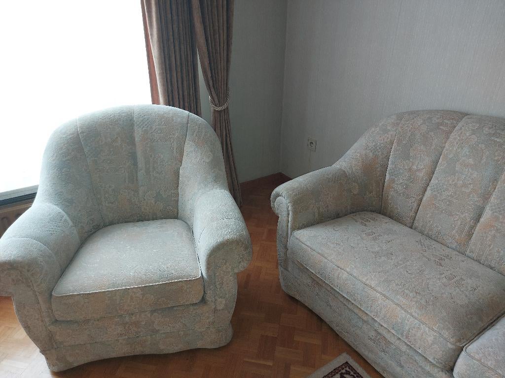 SALONZETELS, Huis en Inrichting, Ophalen, Gebruikt, Stof