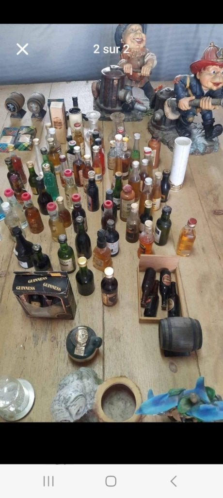 Mignonnettes alcool, Verzamelen, Ophalen, Zo goed als nieuw, Overige typen, Vol