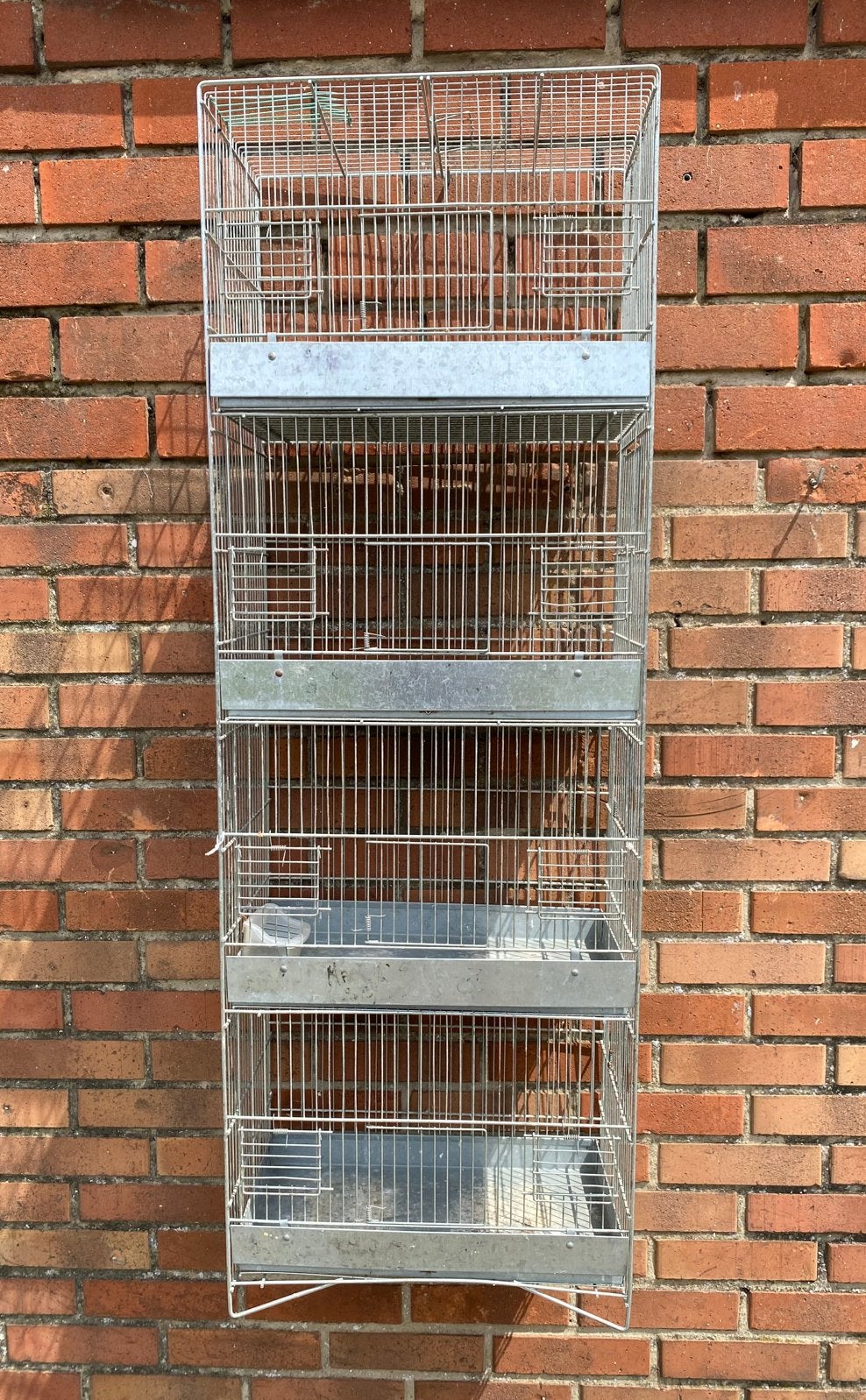 Batterie d’élevage, Enlèvement ou Envoi, Utilisé, Métal, Cage d'élevage