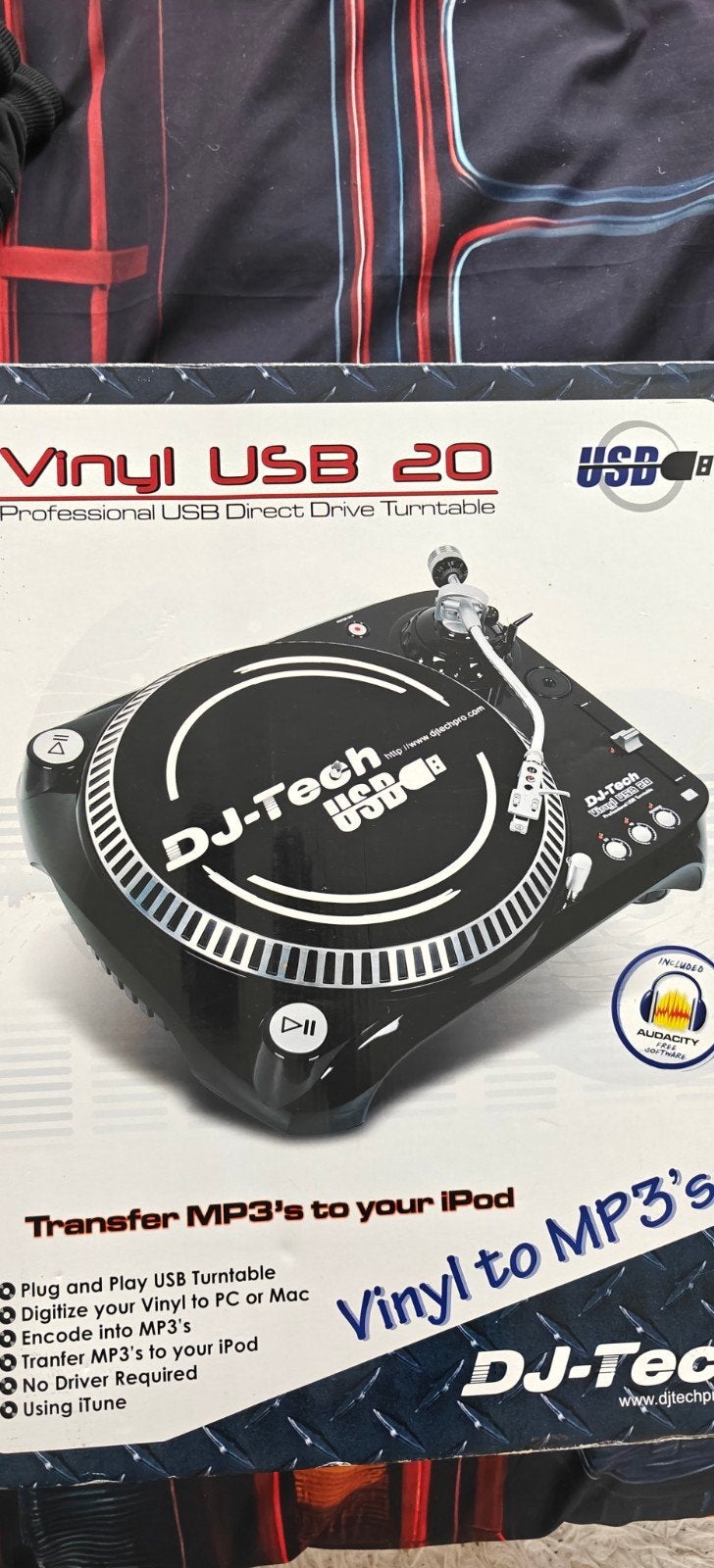 DJ tech vinyl USB 20, Ophalen