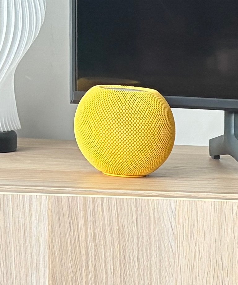 2x Apple HomePod Mini Gen 1 - yellow - full set, TV, Hi-fi & Vidéo, Enlèvement, Comme neuf
