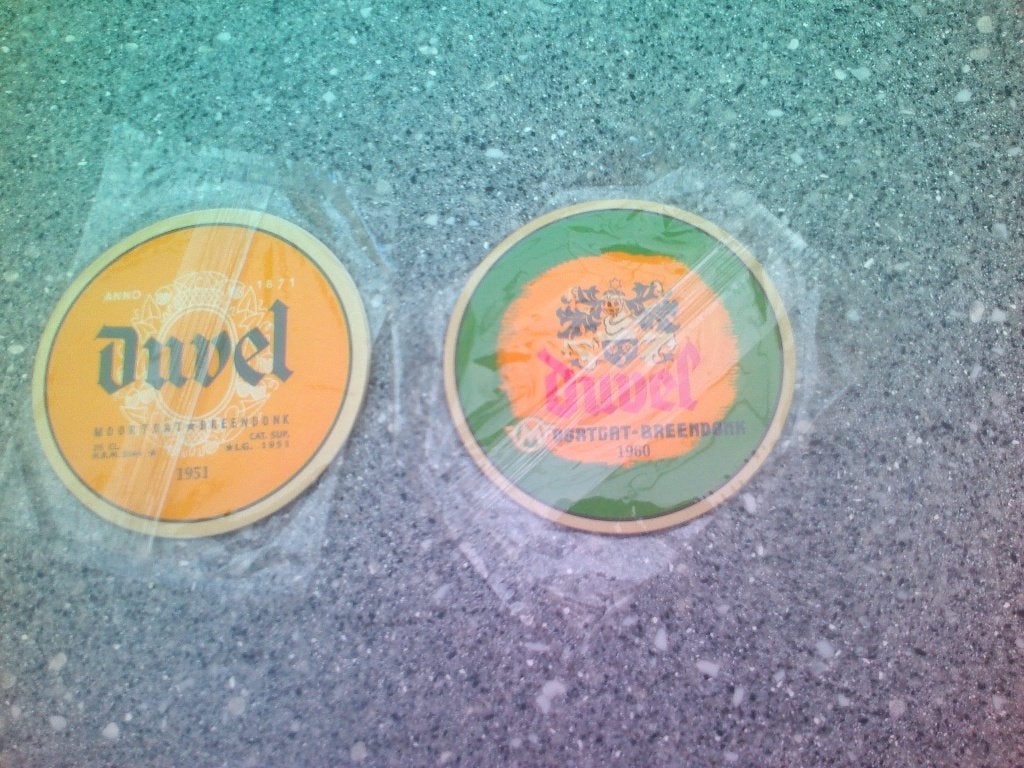 4 Duvel bierviltjes., Enlèvement ou Envoi, Neuf, Sous-bock, Duvel