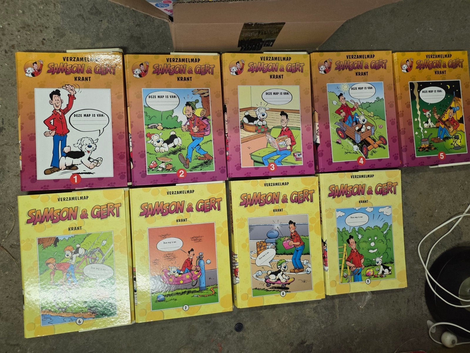 collectie mappen samson en gert, Boeken, Ophalen