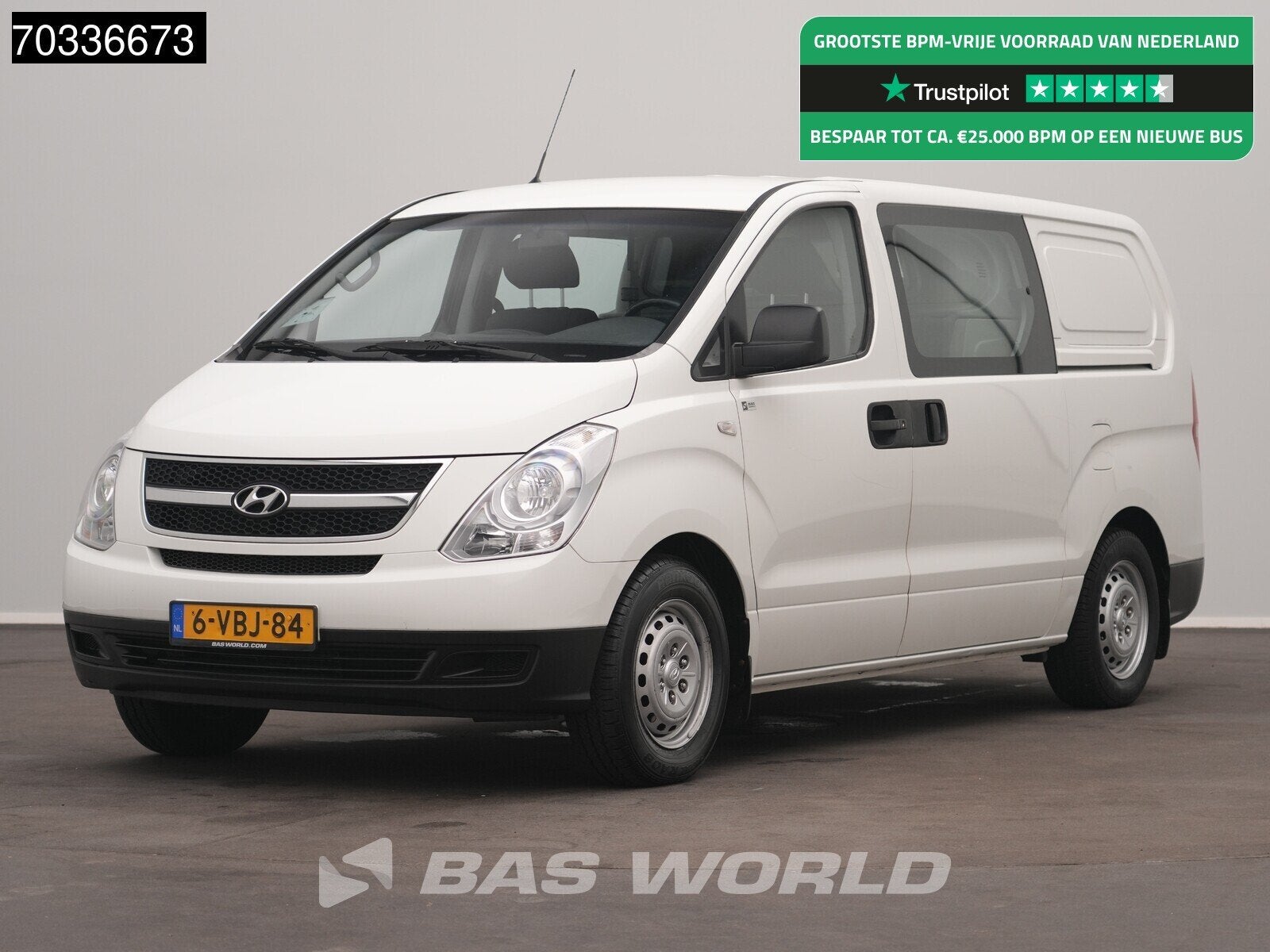 Hyundai Hyundai H300 136PK L2H1 Dubbele Cabine Airco Trekhaa, Autos, Achat, Entreprise, Boîte manuelle, Diesel