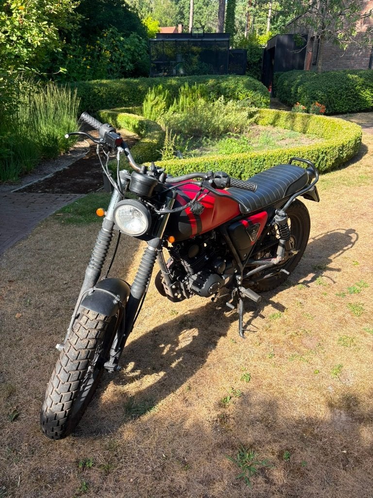 Archive Scrambler 50cc – rijdt, met werkpunten – papieren, Motos, Motos Autre, jusqu'à 11 kW, 1 cylindre, Enlèvement