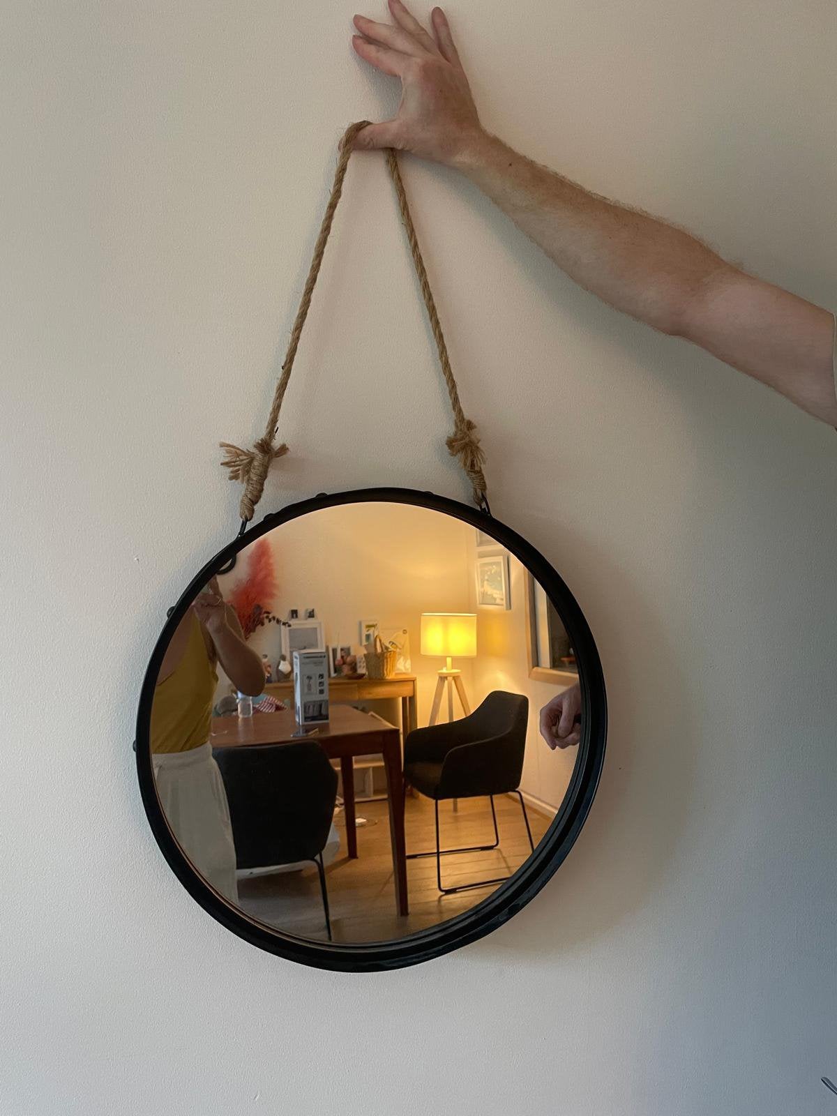 Miroir Maisons du Monde, Enlèvement, Rond