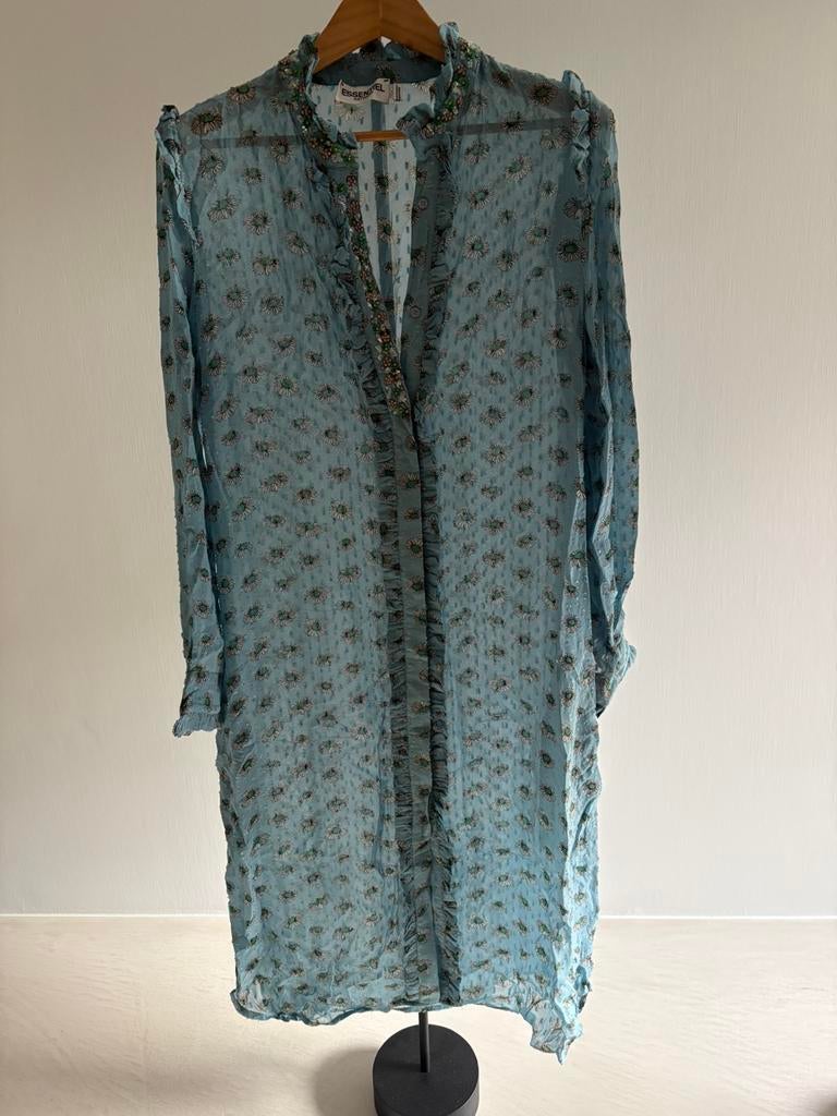 Kleed Essentiel, Kleding | Dames, Ophalen of Verzenden, Zo goed als nieuw, Maat 38/40 (M), Blauw