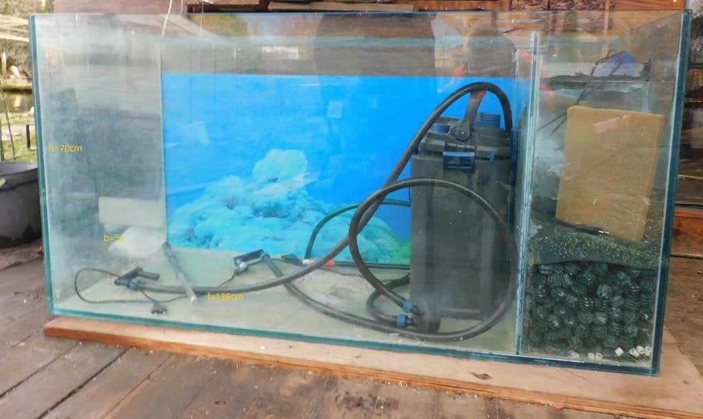 aquarium, filter en ledverlichting, Dieren en Toebehoren, Ophalen, Gebruikt, Filter, Oase