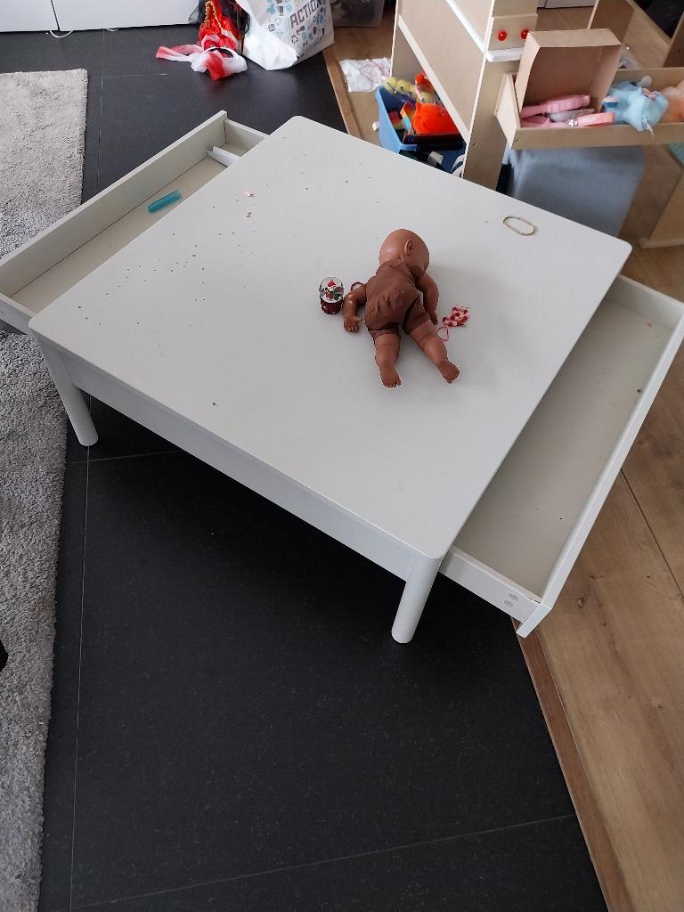 Salontafel, Ophalen, Gebruikt, 50 tot 100 cm, Vierkant